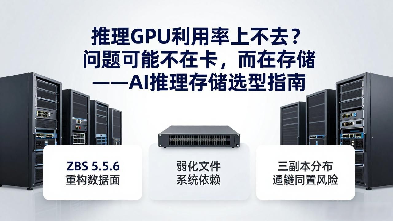 推理GPU利用率上不去？问题可能不在卡，而在存储——AI推理存储选型指南_推理GPU利用率上不去？问题可能不在卡，而在存储——AI推理存储选型指南_