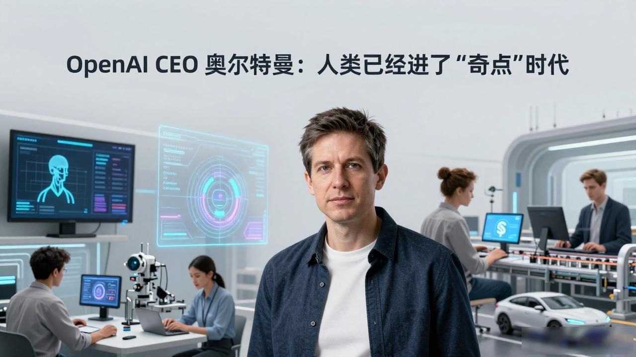 OpenAI CEO 奥尔特曼：人类已经进入了“奇点”时代__OpenAI CEO 奥尔特曼：人类已经进入了“奇点”时代