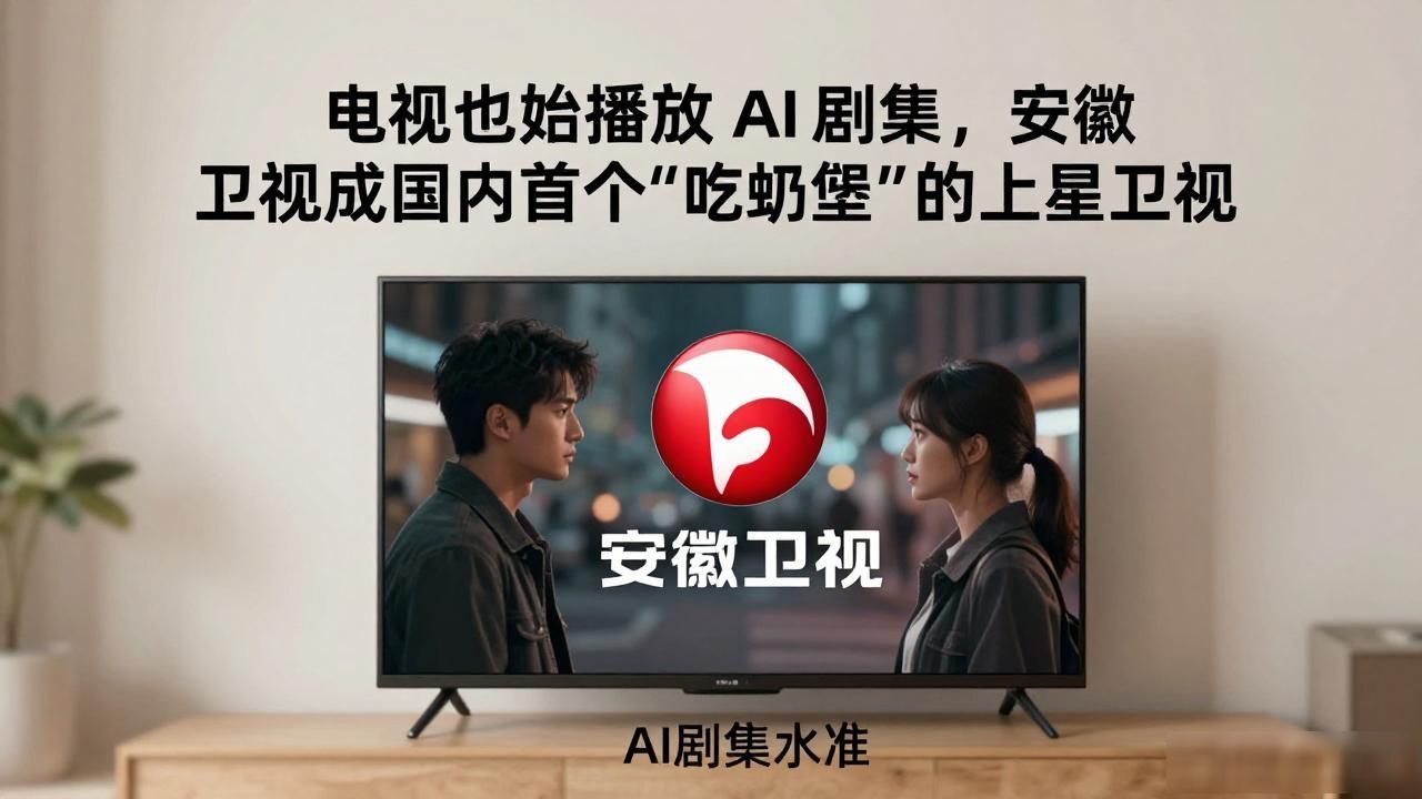 电视也开始播放 AI 剧集,安徽卫视成国内首个“吃螃蟹”的上星卫视_螃蟹洼电视剧_