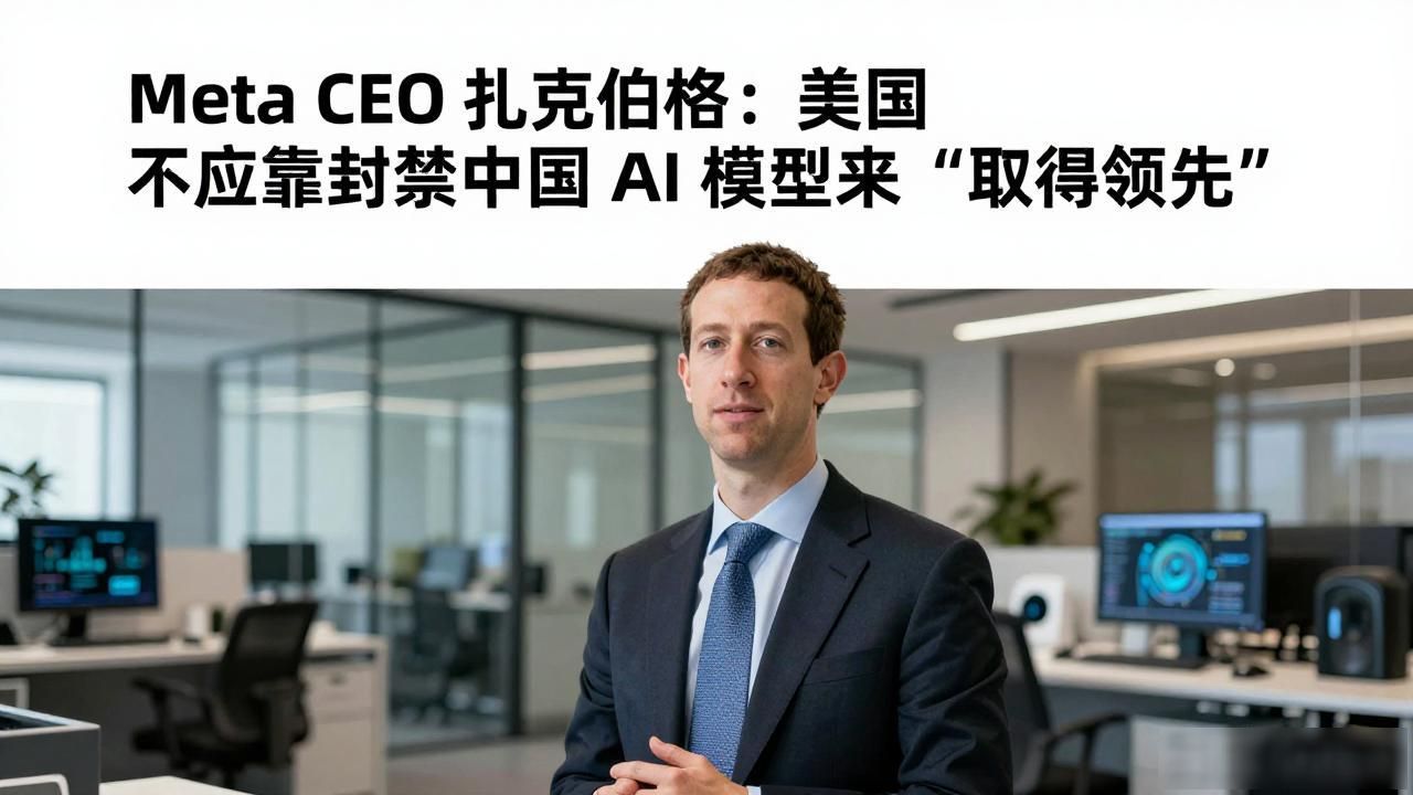 Meta CEO 扎克伯格：美国不应靠封禁中国 AI 模型来“取得领先”_Meta CEO 扎克伯格：美国不应靠封禁中国 AI 模型来“取得领先”_
