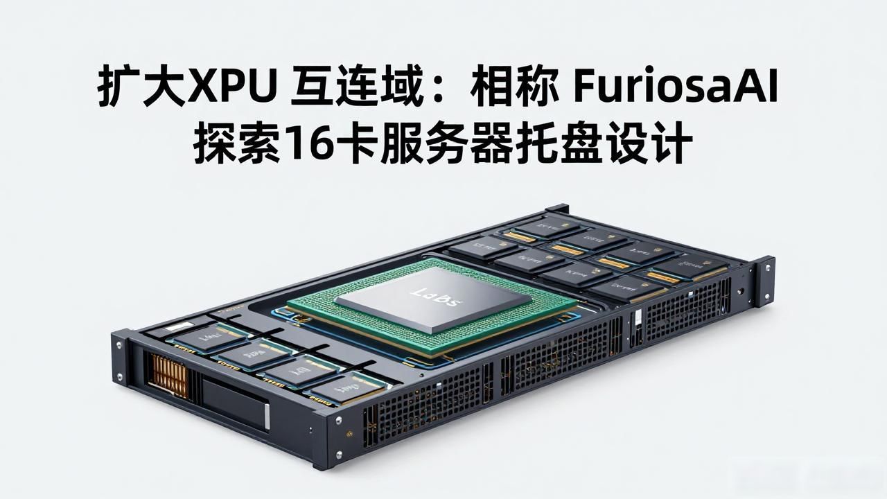 扩大 XPU 互连域：消息称 FuriosaAI 探索 16 卡服务器托盘设计__扩大 XPU 互连域：消息称 FuriosaAI 探索 16 卡服务器托盘设计