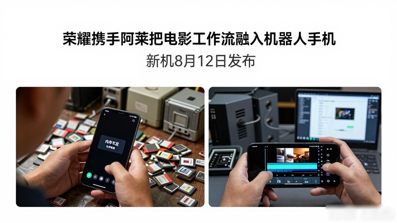 荣耀携手阿莱把电影工作流融入机器人手机 新机8月12日发布__荣耀携手阿莱把电影工作流融入机器人手机 新机8月12日发布