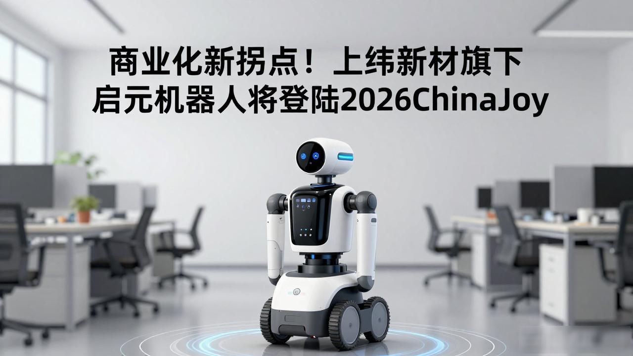 商业化新拐点!上纬新材旗下启元机器人将登陆2026ChinaJoy_商业化新拐点!上纬新材旗下启元机器人将登陆2026ChinaJoy_