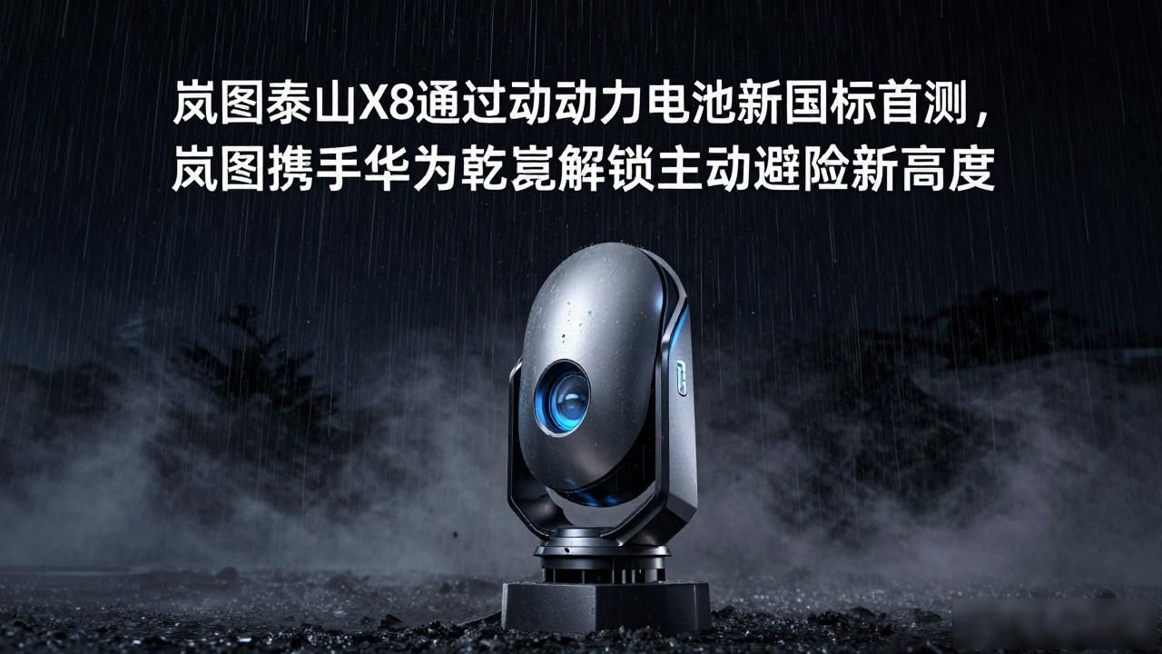 _岚图泰山X8通过动力电池新国标首测，岚图携手华为乾崑解锁主动避险新高度_岚图泰山X8通过动力电池新国标首测，岚图携手华为乾崑解锁主动避险新高度