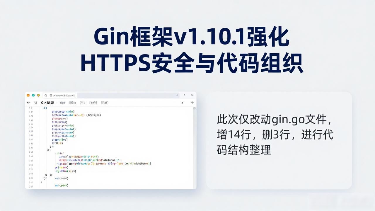 Gin框架v1.10.1强化HTTPS安全与代码组织_Gin框架v1.10.1强化HTTPS安全与代码组织_