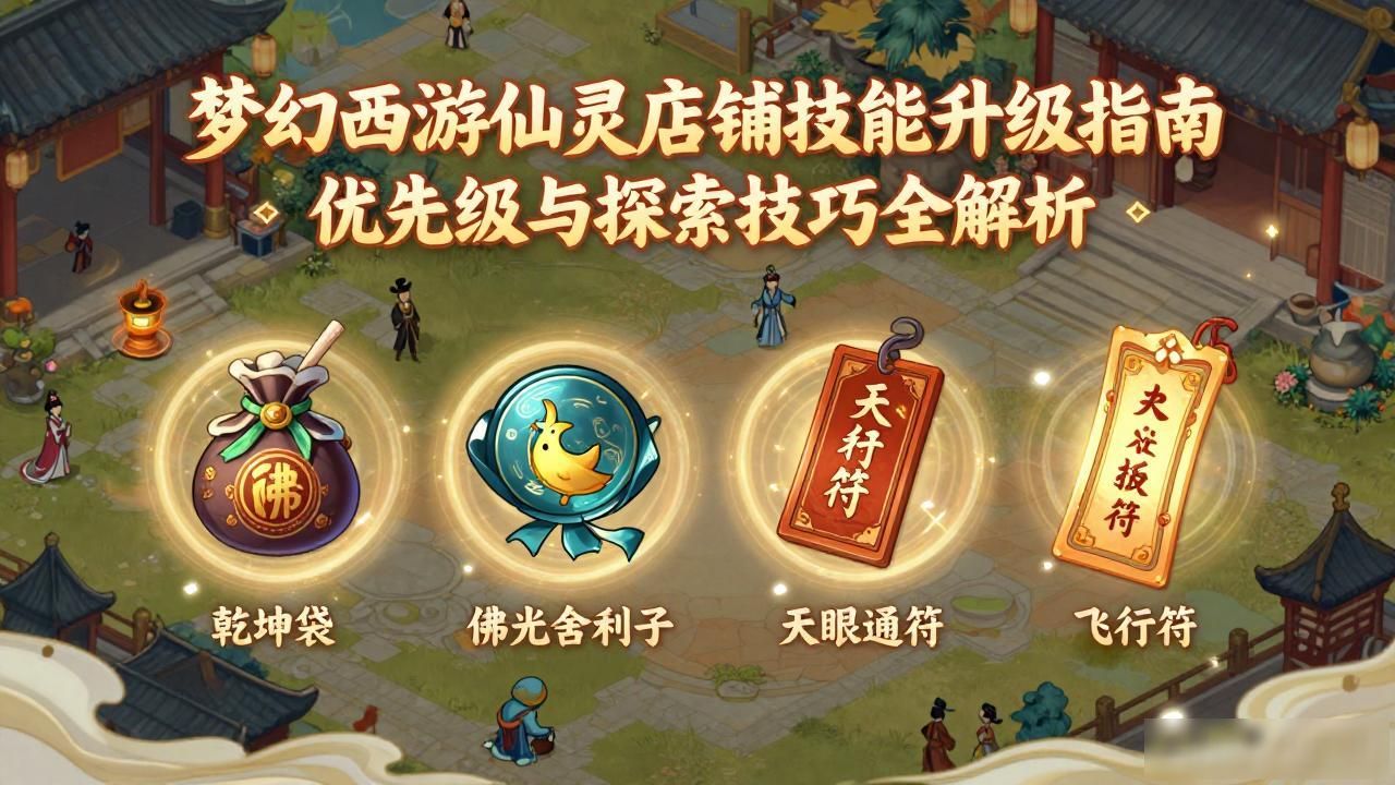 梦幻西游商铺开店技巧_梦幻西游收前排店铺_