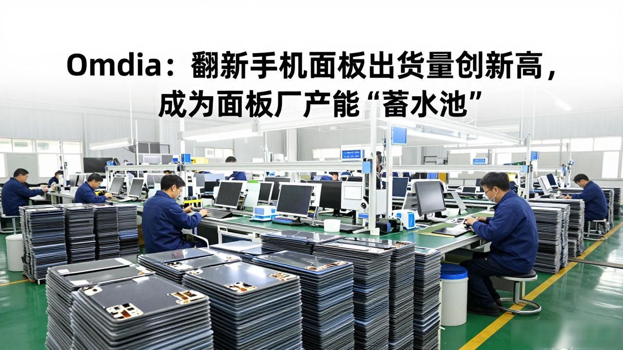 _Omdia：翻新手机面板出货量创新高，成为面板厂产能 “蓄水池”_Omdia：翻新手机面板出货量创新高，成为面板厂产能 “蓄水池”
