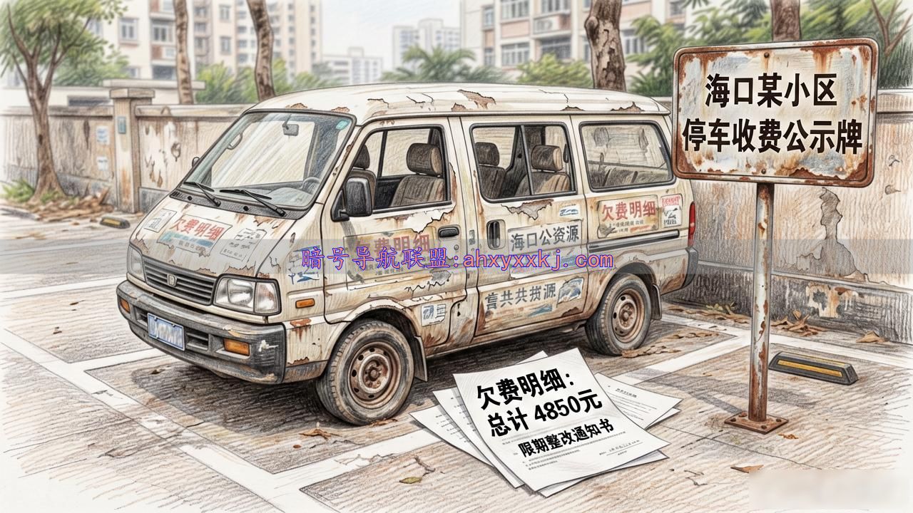 小区僵尸车处理_僵尸广告面包车霸占车位10年有余_废弃车辆停车费拖欠