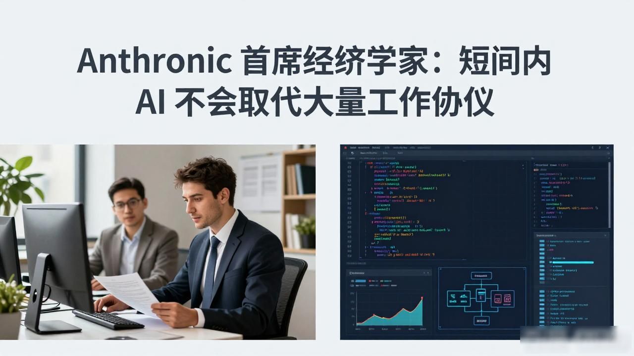 Anthropic 首席经济学家：短期内 AI 不会取代大量工作岗位__Anthropic 首席经济学家：短期内 AI 不会取代大量工作岗位