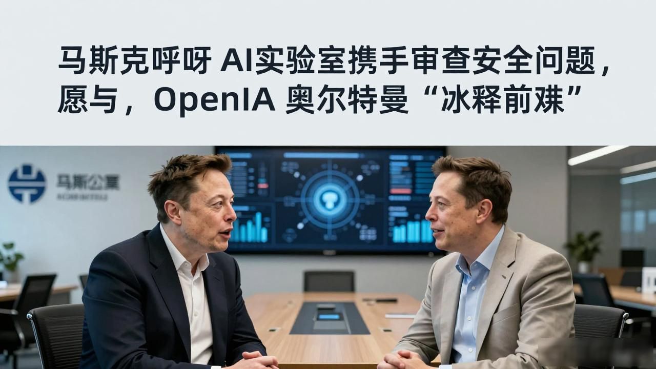 马斯克呼吁 AI 实验室携手审查安全问题，愿与 OpenAI 奥尔特曼“冰释前嫌”_马斯克呼吁 AI 实验室携手审查安全问题，愿与 OpenAI 奥尔特曼“冰释前嫌”_