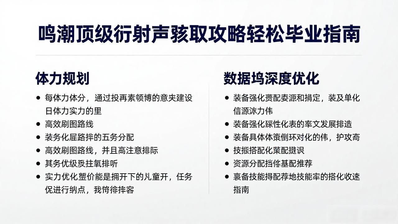 鸣潮顶级衍射声骸获取攻略轻松毕业指南__鸣潮顶级衍射声骸获取攻略轻松毕业指南