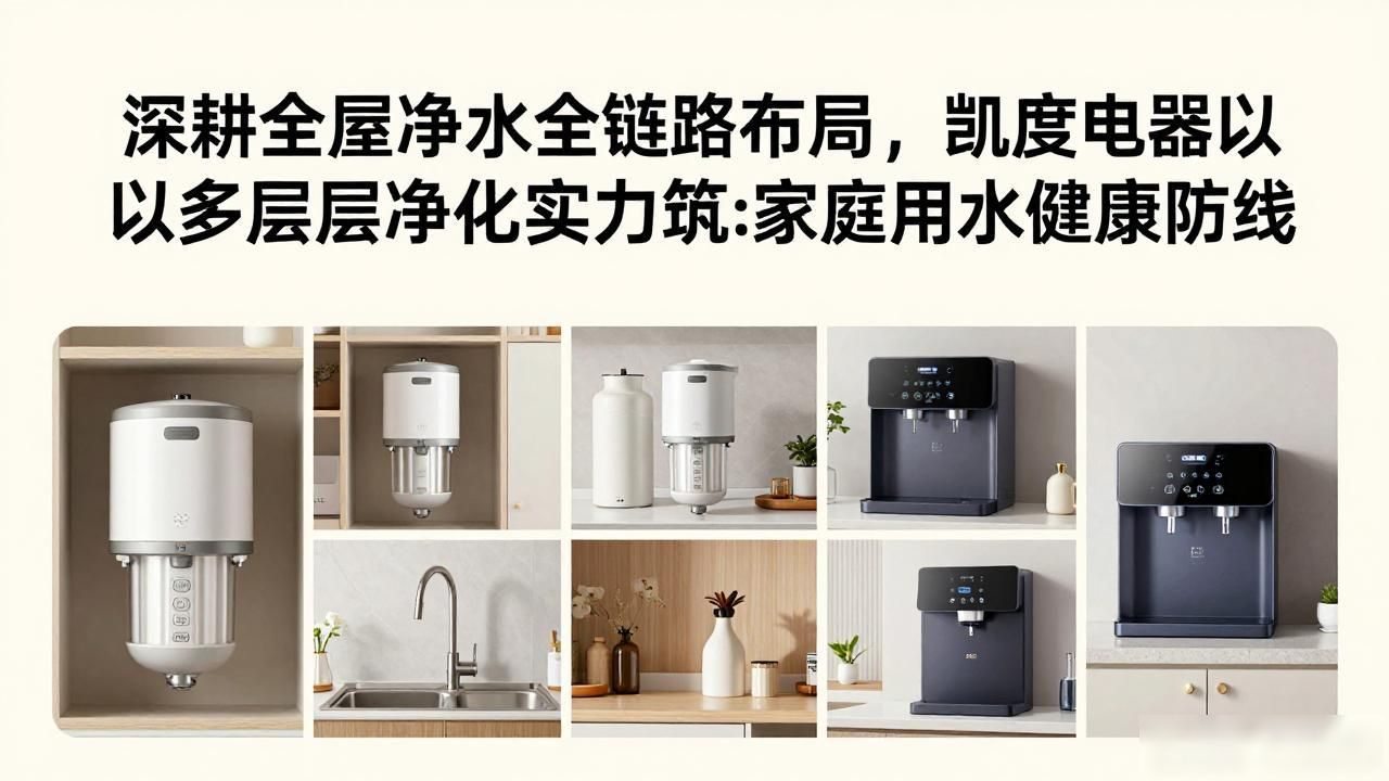 深耕全屋净水全链路布局,凯度电器以多层级净化实力筑牢家庭用水健康防线__深耕全屋净水全链路布局,凯度电器以多层级净化实力筑牢家庭用水健康防线