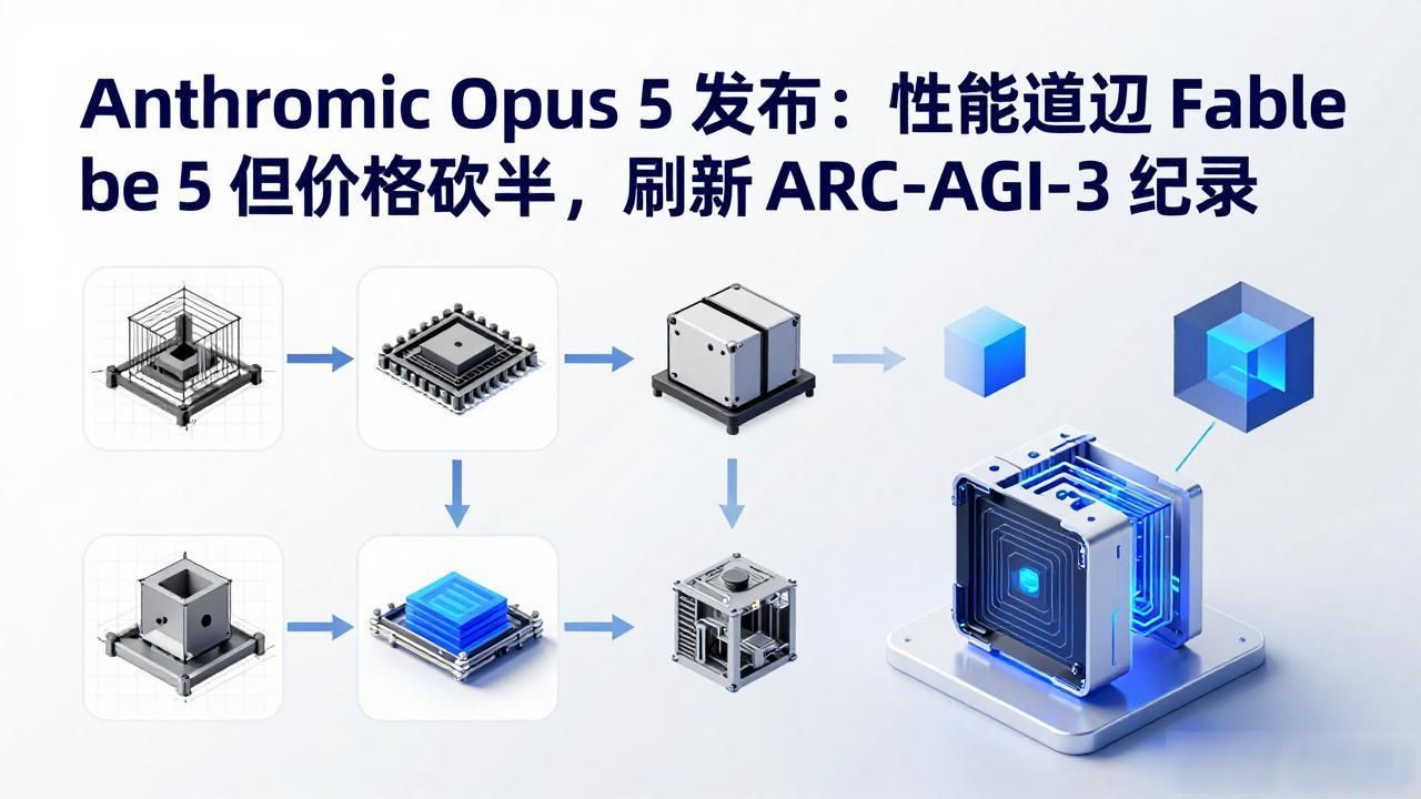 Anthropic Opus 5 发布：性能逼近 Fable 5 但价格砍半，刷新 ARC-AGI-3 纪录__Anthropic Opus 5 发布：性能逼近 Fable 5 但价格砍半，刷新 ARC-AGI-3 纪录