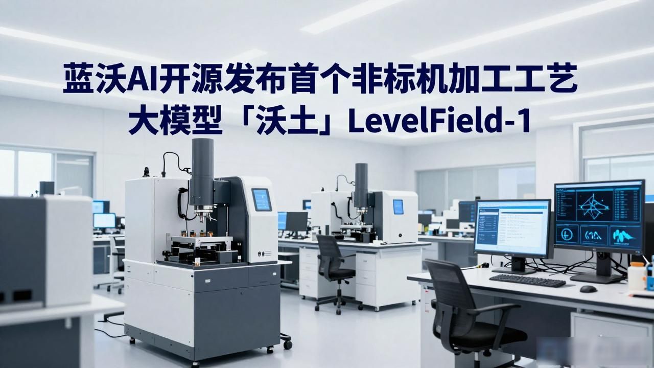 蓝沃AI开源发布首个非标机加工工艺大模型「沃土」LevelField-1_蓝沃AI开源发布首个非标机加工工艺大模型「沃土」LevelField-1_