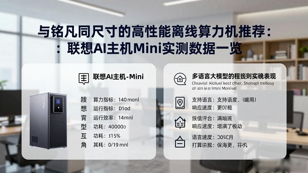 _与铭凡同尺寸的高性能离线算力机推荐:联想AI主机Mini实测数据一览_与铭凡同尺寸的高性能离线算力机推荐:联想AI主机Mini实测数据一览