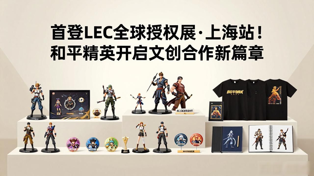 首登LEC全球授权展·上海站！和平精英开启文创合作新篇章_首登LEC全球授权展·上海站！和平精英开启文创合作新篇章_