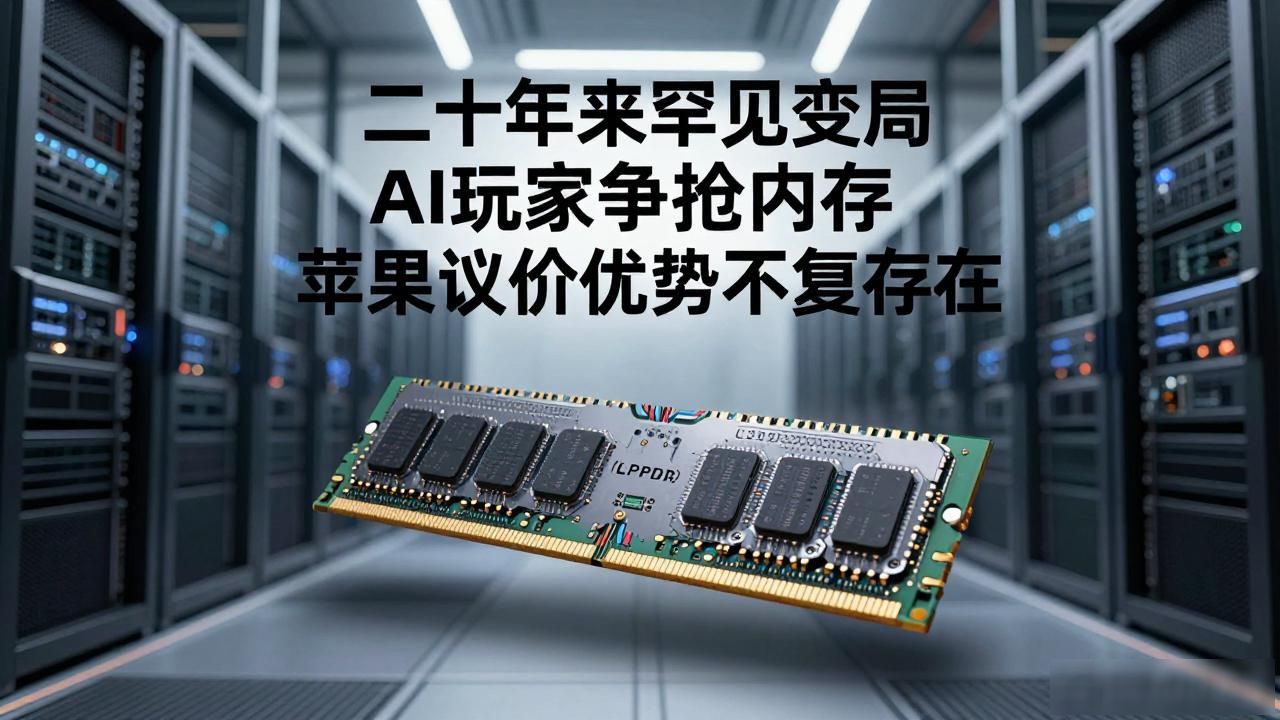 _二十年来罕见变局 AI玩家争抢内存 苹果议价优势不复存在_二十年来罕见变局 AI玩家争抢内存 苹果议价优势不复存在