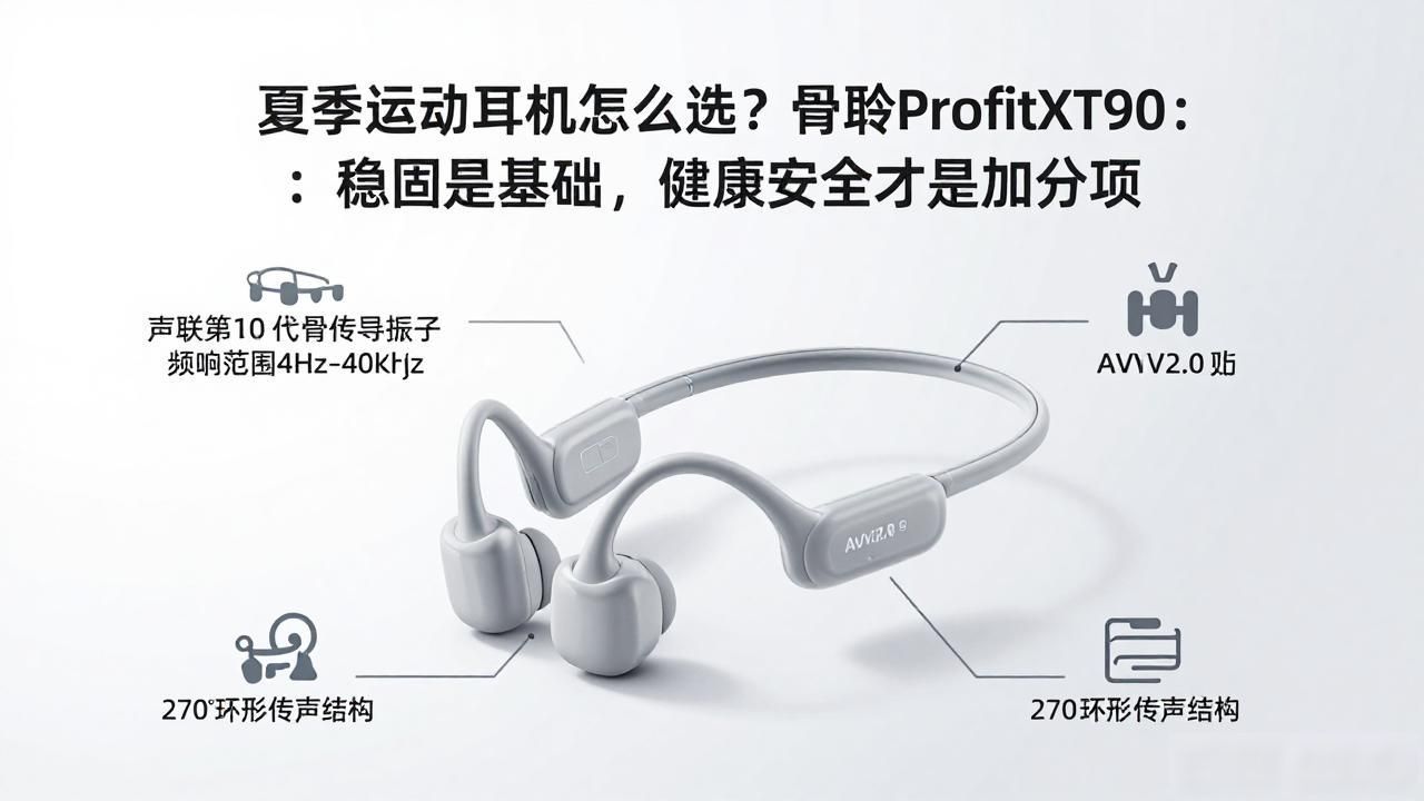 _夏季运动耳机怎么选？骨聆ProfitXT90：稳固是基础，健康安全才是加分项_夏季运动耳机怎么选？骨聆ProfitXT90：稳固是基础，健康安全才是加分项