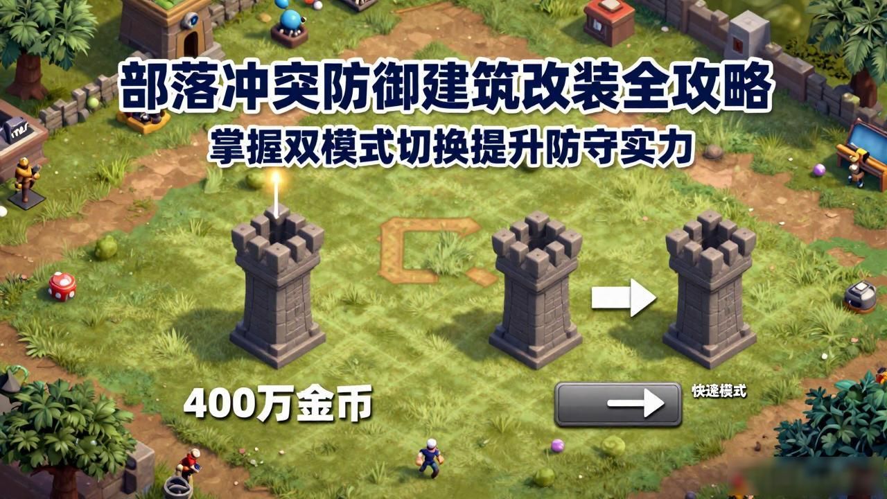 部落冲突防御改造__部落冲突防御部队怎么弄